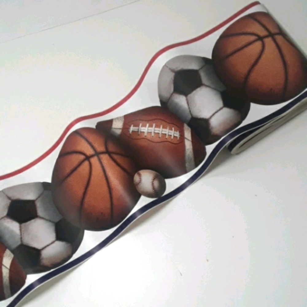 Sports & Balls Peel & Stick Wallpaper